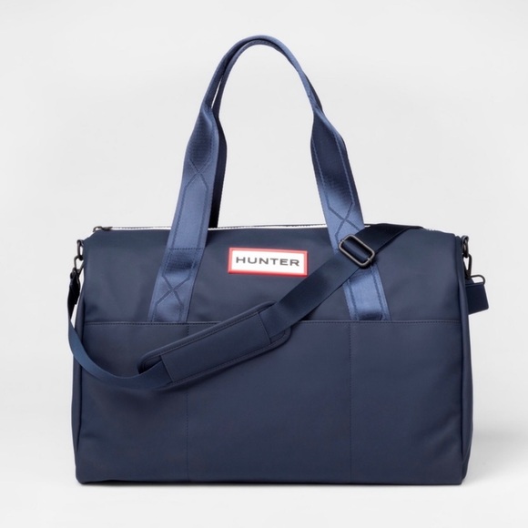 Hunter Other - NWOT Hunter x Target navy & yellow duffel bag